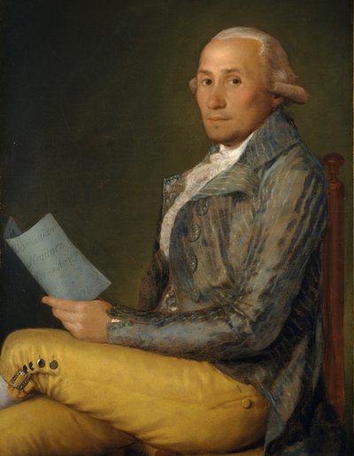 Retrato de Sebastián Martínez de Francisco de Goya
